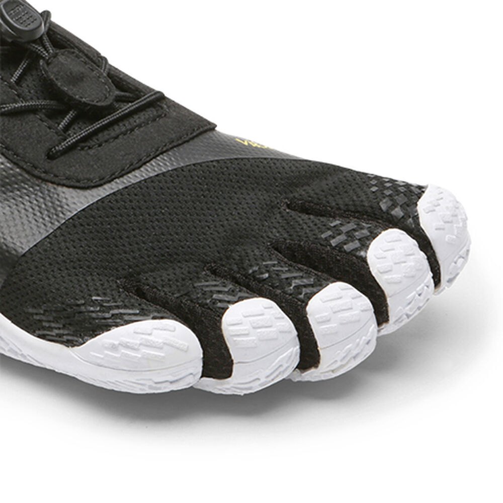 Vibram Five Fingers Mens Training Shoes - Black/White - KSO EVO - 81697-UMFT